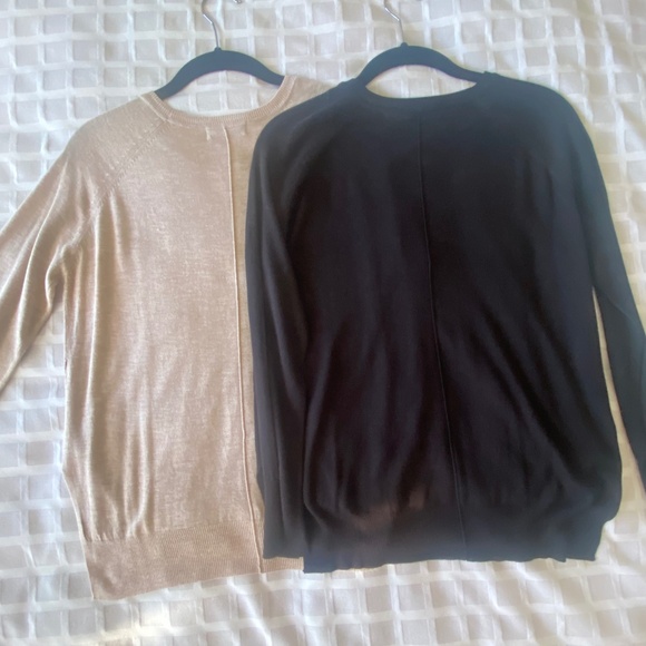 Zara Crew Neck Sweater Tan Excellent Condition - Picture 9 of 9